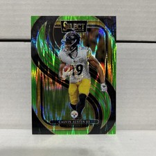 2024  Select - Premier Level Calvin Austin III #133 Neon Green Shock Prizm /499