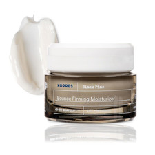 KORRES Black Pine Bounce Firming Moisturizer, Plumping & Hydrating Face Cream wi