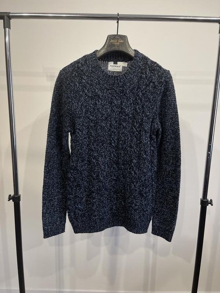 Men Topman Sweater Navy 34 / XS / 42