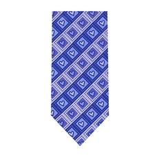 Men's Happy Valentine's Day Diagonal Striped Hearts Diagonal Hearts - Purple