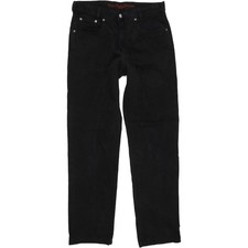 Joker Double Saddle Stitched Herren Jeans schwarz Straight Regular W33 L34 (69025)