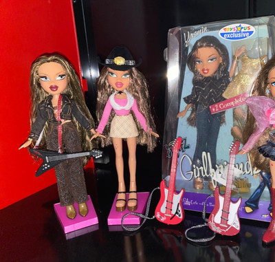 Bratz Rock Angelz Yasmin, Wild Wild West Yasmin & NIB Girlfriendz Yasmin + RANT