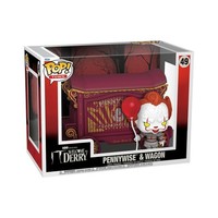 Funko Pop! Town: Welcome To Derry - Pennywise & Wagon - Vinyl-Sammel (Us Import)