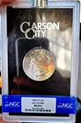 1884-CC Morgan Silver Dollar GSA Hoard - NGC 65+ - Amazing Rainbow Toned