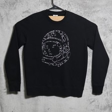 Billionaire Boys Club Astronaut Sweatshirt Mens Small Black Pullover Embroidered