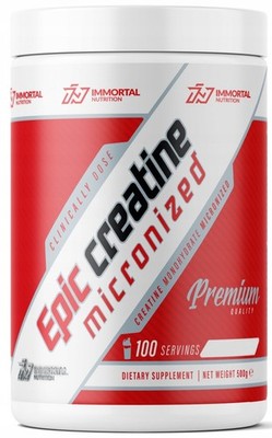 IMMORTAL EPIC CREATIN MONOHYDRAT 500g Pulver - 100 Portionen