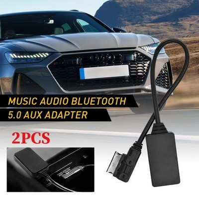 Wireless Bluetooth Music Adapter 2X For Audi A Series With AMI Input Port Black