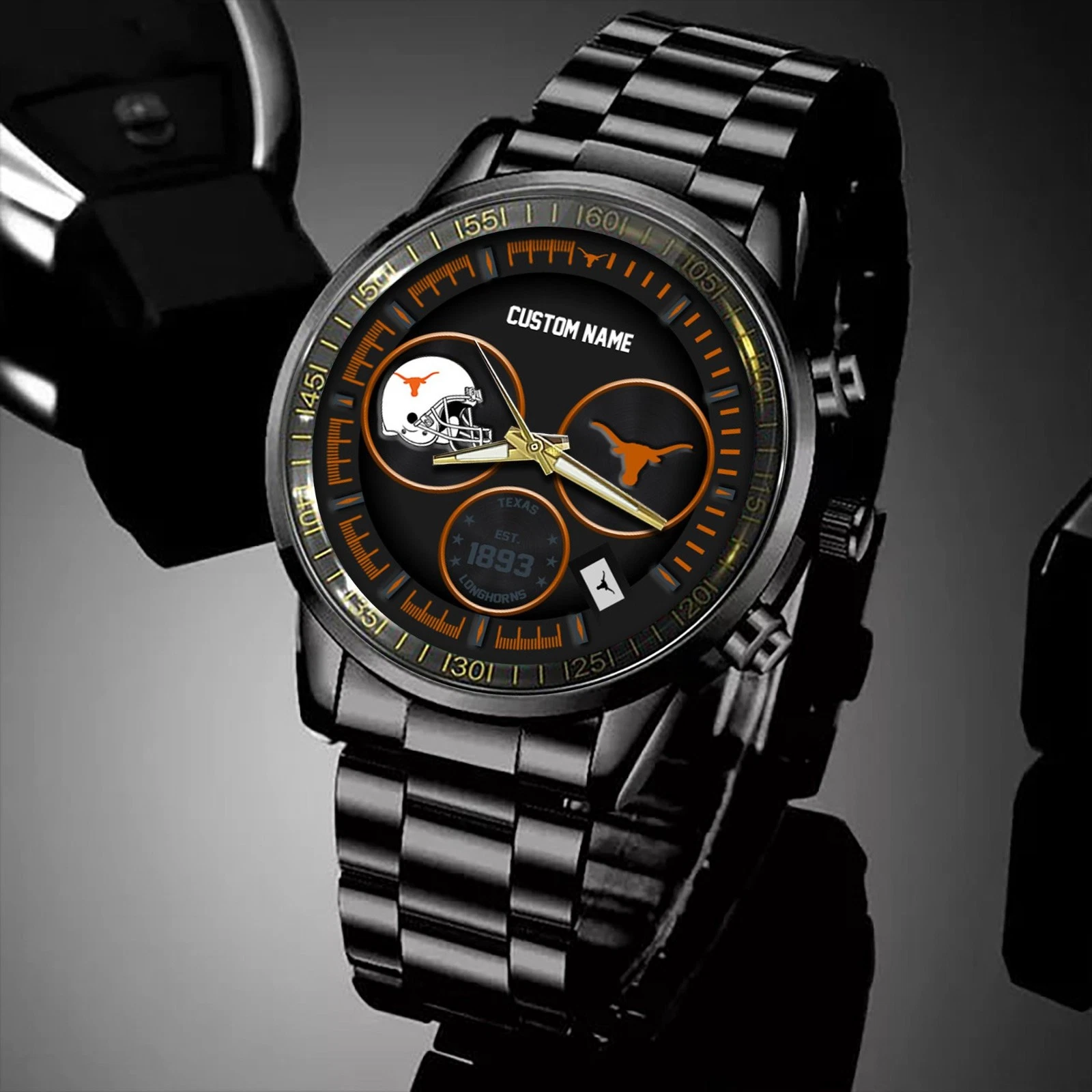 Longhorns Stainless Steel Watch