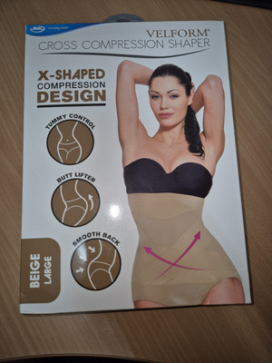 Velform Cross Compression Shaper, Beige Size L 