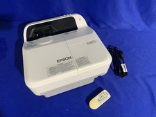 Epson PowerLite685W Short Throw Projector w/Remote - Only 35 Hours Used 