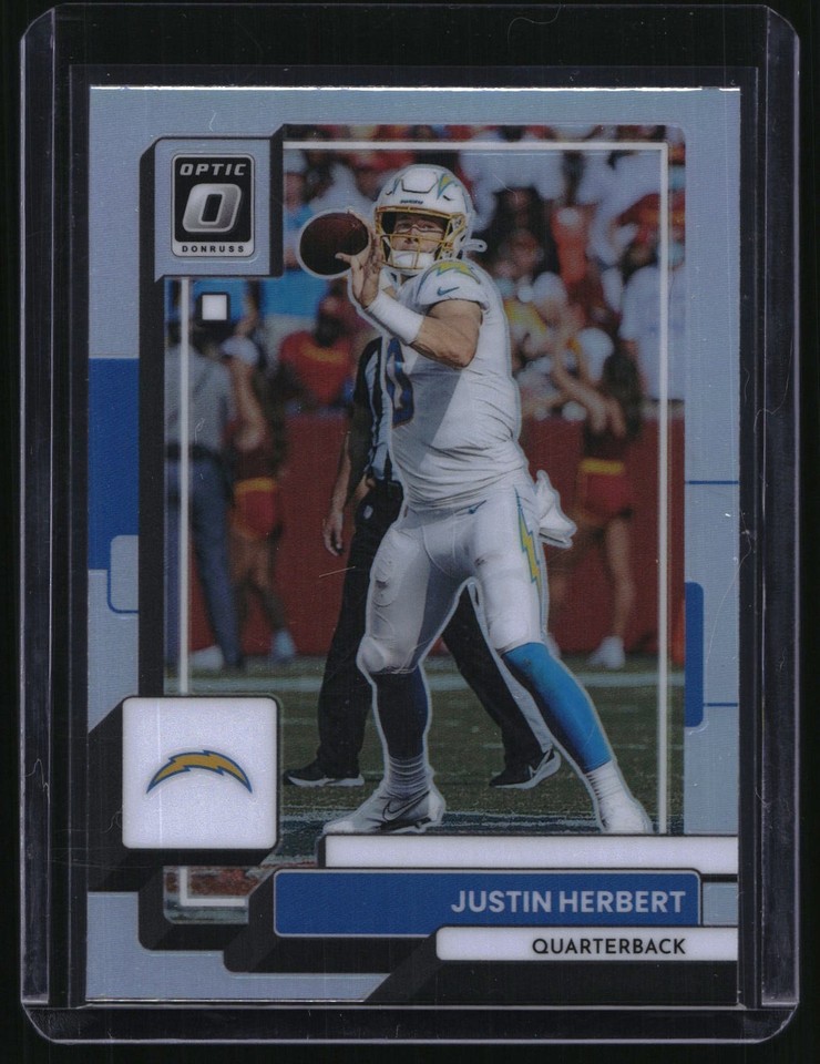 2022 Panini Donruss Optic #108 Justin Herbert Holo Chargers