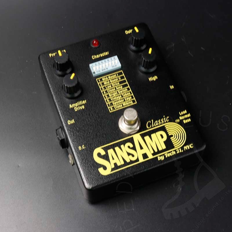 ギター Tech 21 SANSAMP Classic Tech 21 SA1 SansAmp Classic Tube Amp Emulator Guitar Effects
