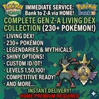 Pokemon ZA Complete Living Dex - Shiny Kalos Region Pokédex - Gen 6 3DS All Form