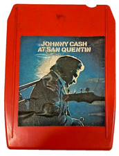 Johnny Cash At San Quentin 8-Track Tape 18-10-0674 Columbia TC8  UNTESTED 
