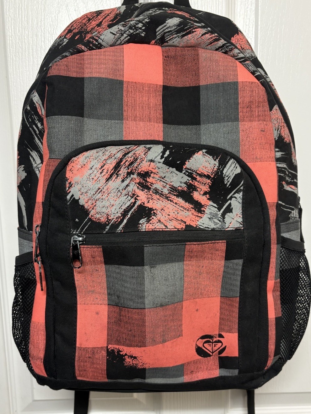 Black Coral Check Padded Laptop Sleeve 18&rdquo;