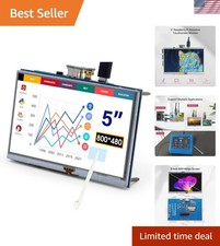 5-Inch Resistive Touch Screen TFT LCD Display, 800x480 HD Resolution, Compati...
