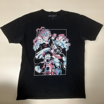 Overseas Exclusive My Hero Academia T-Shirt (Black, Deku Design) - American