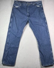 Wrangler Men's Jeans Cowboy Boot Cut 13MWZGK Denim Blue 42x32 Western Jeans