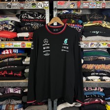 MERCEDES-AMG PETRONAS 2022 F1 TEAM LONG SLEEVE T-SHIRT TOMMY HILFIGER SIZE Sz XL