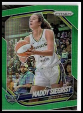 2025 Panini Prizm WNBA #50 Maddy Siegrist Green Prizms