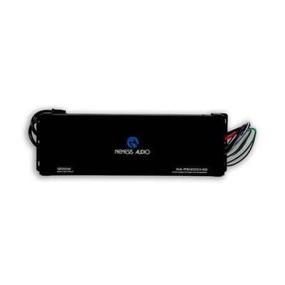 Nemesis Audio NA-PS1200X4D 600W Class D 4-Channel Marine Powersports Amplifier