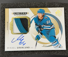 MIKAEL GRANLUND 2024-25 SP AUTHENTIC LIMITED GOLD PATCH AUTO #097/100 #61