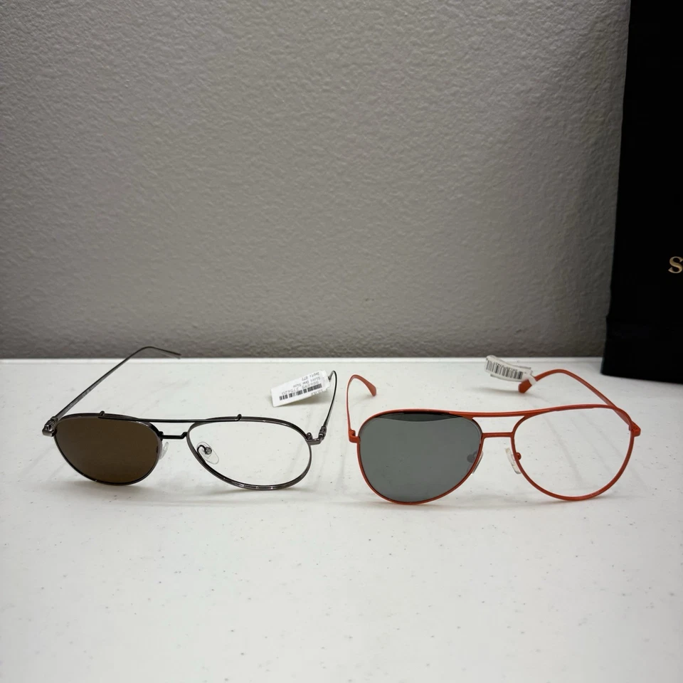 Marcos Salvatore Ferragamo y marcos naranjas Michael Kors Kona 1089 solamente Foto 3 de 4