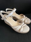 Tommy Hilfiger White Espadrille Wedge Sandals Slingback Size 7.5 — photo 1