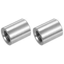 M16x2mm Round Coupling Nuts, 2 Pcs 30mm Stainless Steel Connector Nut