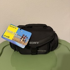 Sony Handycam Soft Camera Case For Camcorders LCS-VA30 Black New NOS