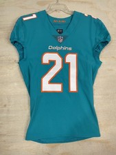 Miami Dolphins game Jersey Mens 42 NFL Football Frank Gore On Field Nike 2018