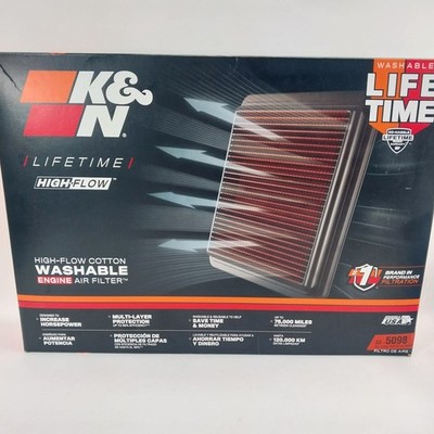 K&N 33-5098 Performance Diesel High-Flow Lifetime Engine Air Filter *NEW*