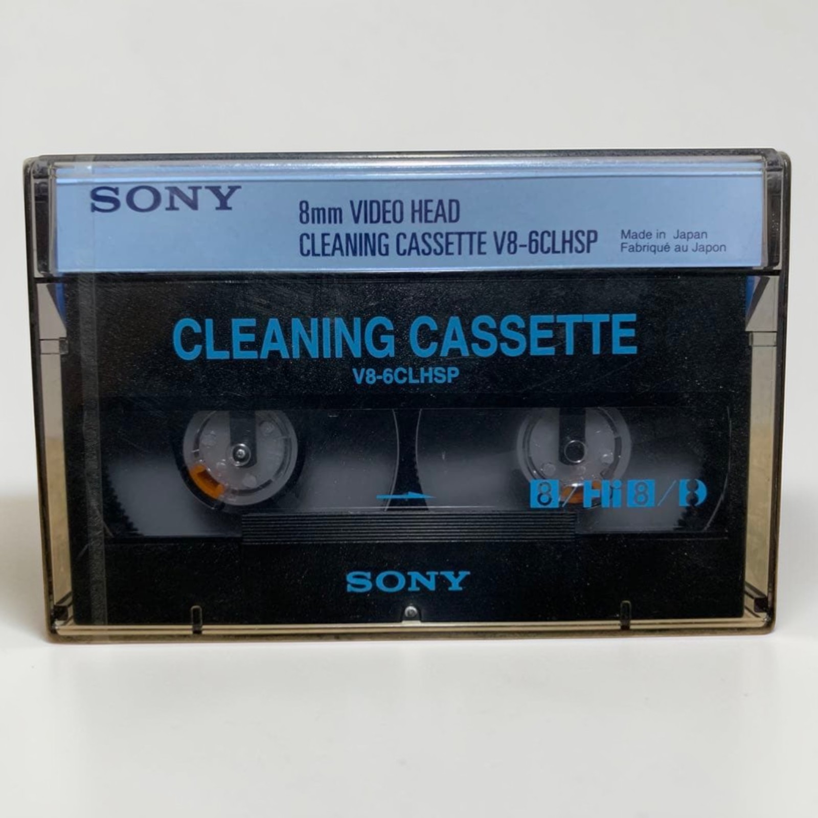 Sony V8-6CLHSP 8mm Hi8 Video Head Cleaning Cassette Tape Japan New Sealed