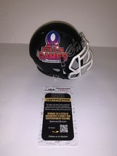 Nahshon Wright Signed 2025 Pro Bowl signed Mini Helmet Jsa Coa NY Jets  Auto