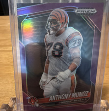 2025 Panini Prizm Black Anthony Munoz #25 Serial Numbered /66 Bengals NFL