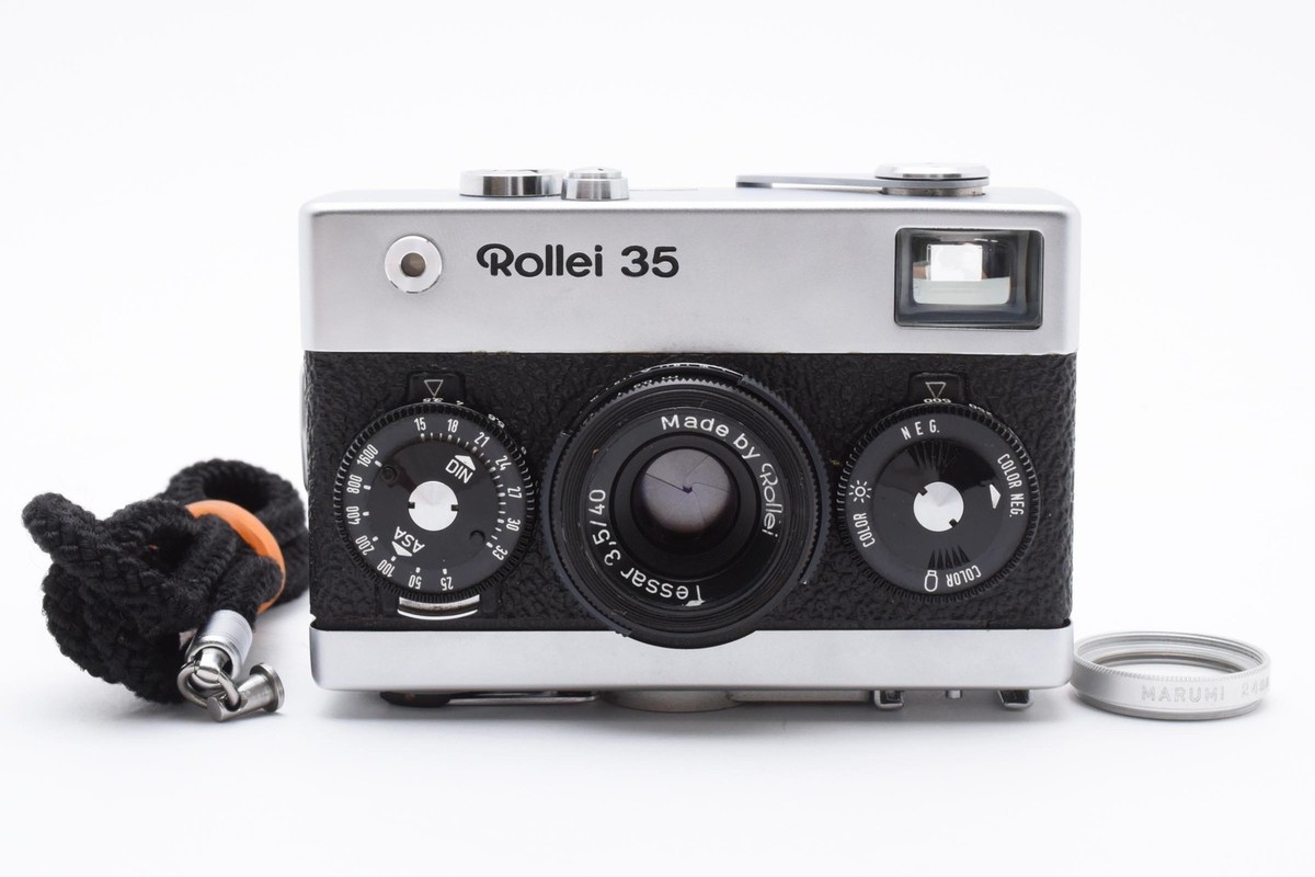 ■ 美品 ■ ローライ Rollei 35 Tessar 40mm F3.5 Almost MINT w/ Box] Rollei 35 Silver Body Tessar 40mm f/3.5