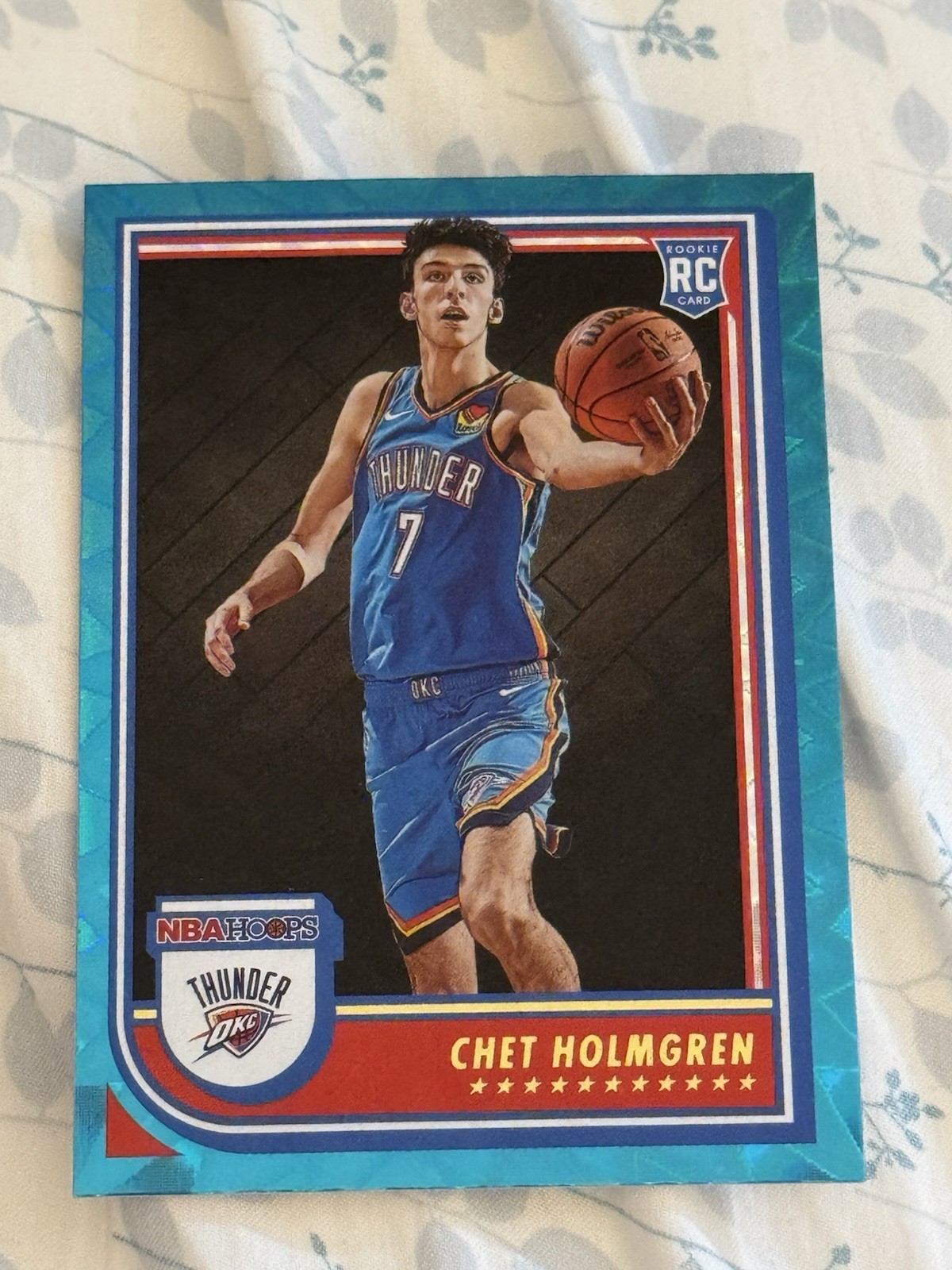 2022-23 Panini NBA Hoops - Rookies Teal Explosion #232 Chet Holmgren (RC)