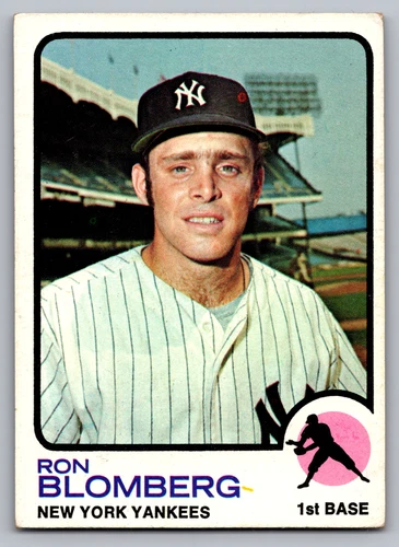 1973 Topps #462 Ron Blomberg New York Yankees