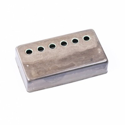 AGP   - Aged Relic Chrome Humbucker Cover Single 50mm Pole Spacing #42269
