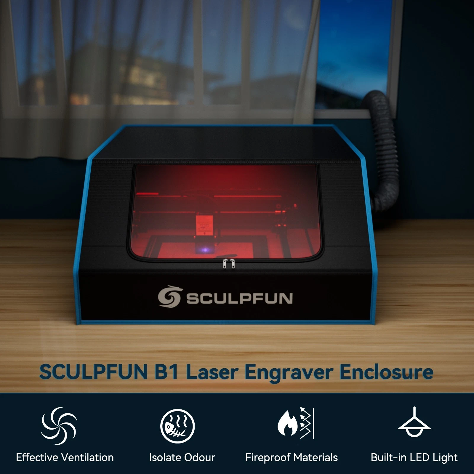 SCULPFUN B1 Laser Enclosure Overview