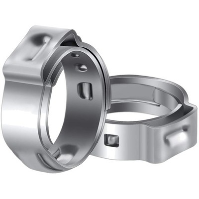 Lokman 50 Pack 1'' Pex Cinch Clamp Set - Stainless Steel