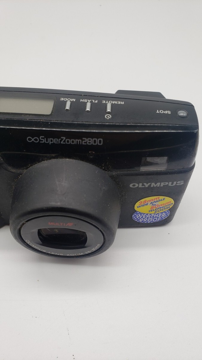 Vintage Olympus Super Zoom 2800 Point & Shoot camera & 28-80 lens