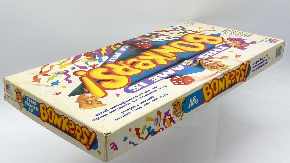 This Game Is Bonkers MB Vintage Milton Bradley Board Game 1990 EUC