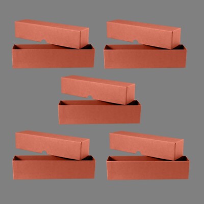 Guardhouse Single Row Box for 2 x 2 Paper Coin Holders Quarter Orange Five Pack