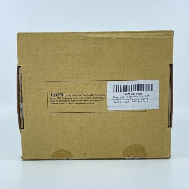 2 Pack PocketJuice Endurance Black Portable Rechargeable Dual Port 12000mAh - Image 2 of 3