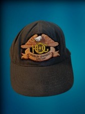 Vintage HOG Harley Davidson Owners Group Truckers Strap Hat MADE IN USA