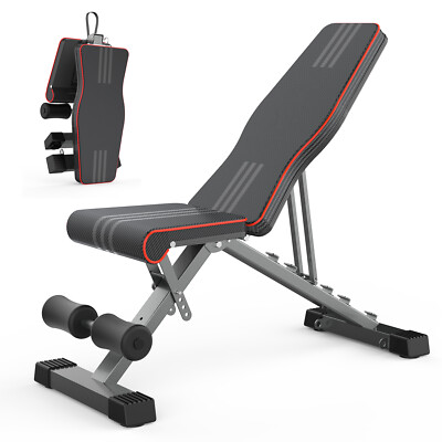 Folding Weight Bench Adjustable Workout Bench Exercise bench