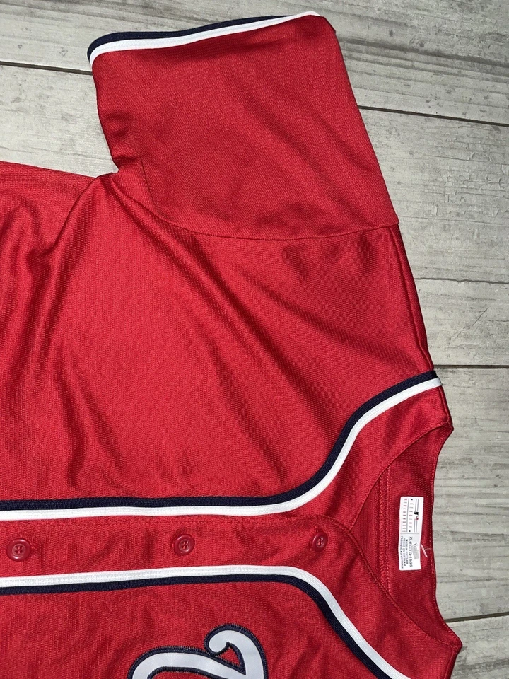 Washington Nationals Bryce Harper #34 Youth Majestic All Star Game 2018 tamanho XL - Imagem 4 de 4