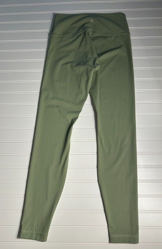 Lululemon Wunder Train Leggings Green High Waist 27.5" Inseam Women's Size 8 - Picture 5 of 7