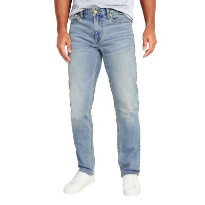 Men's Flex Stretch Slim Straight Jeans 31'' Inseam (Sizes, 30-42)